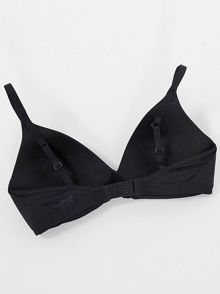 Sloggi WOW Comfort plunge push up bra in black Sloggi Размер: L купить от  4611 рублей в интернет-магазине MALL