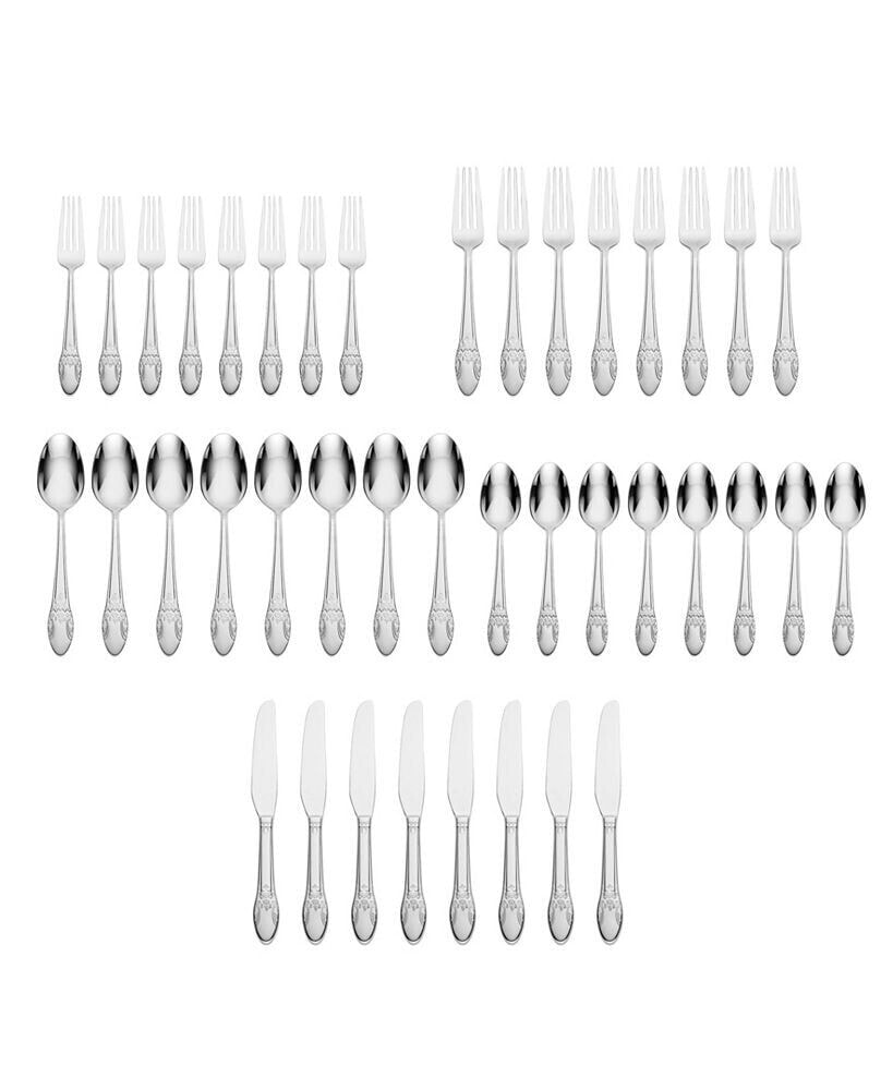 Hampton Forge villandry Mirror 40 Piece Set, Service for 8