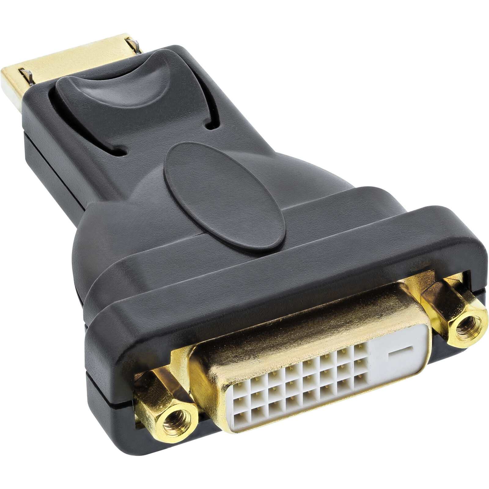InLine 17199J кабельный разъем/переходник DisplayPort DVI-D Черный