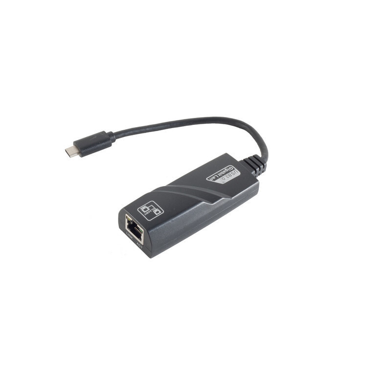 Компьютерный разъем или переходник shiverpeaks BS13-50018. Connector 1: USB C, Connector 2: RJ-45. Product colour: Black