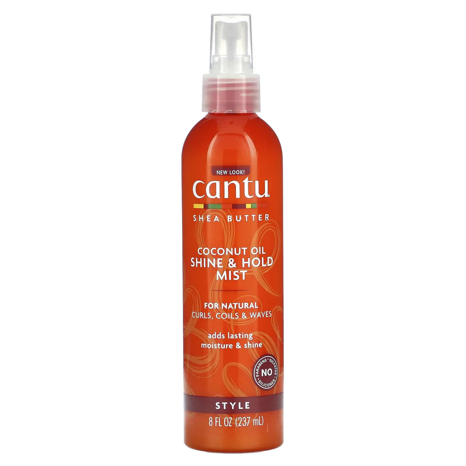 Shea Butter, Coconut Oil Shine & Hold Mist, 8 fl oz (237 ml)