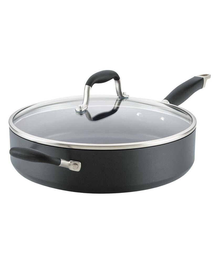 Advanced Home Hard-Anodized Nonstick 5-Qt. Sauté Pan with Helper Handle