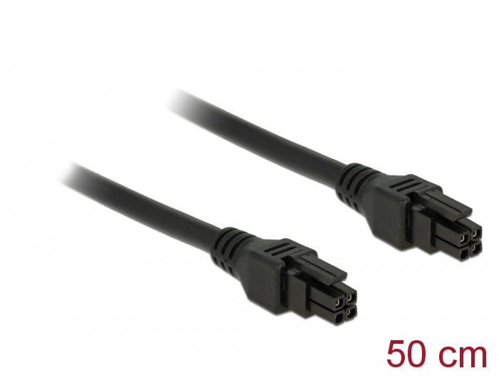 DeLOCK 85374 внутренний силовой кабель 0,5 m