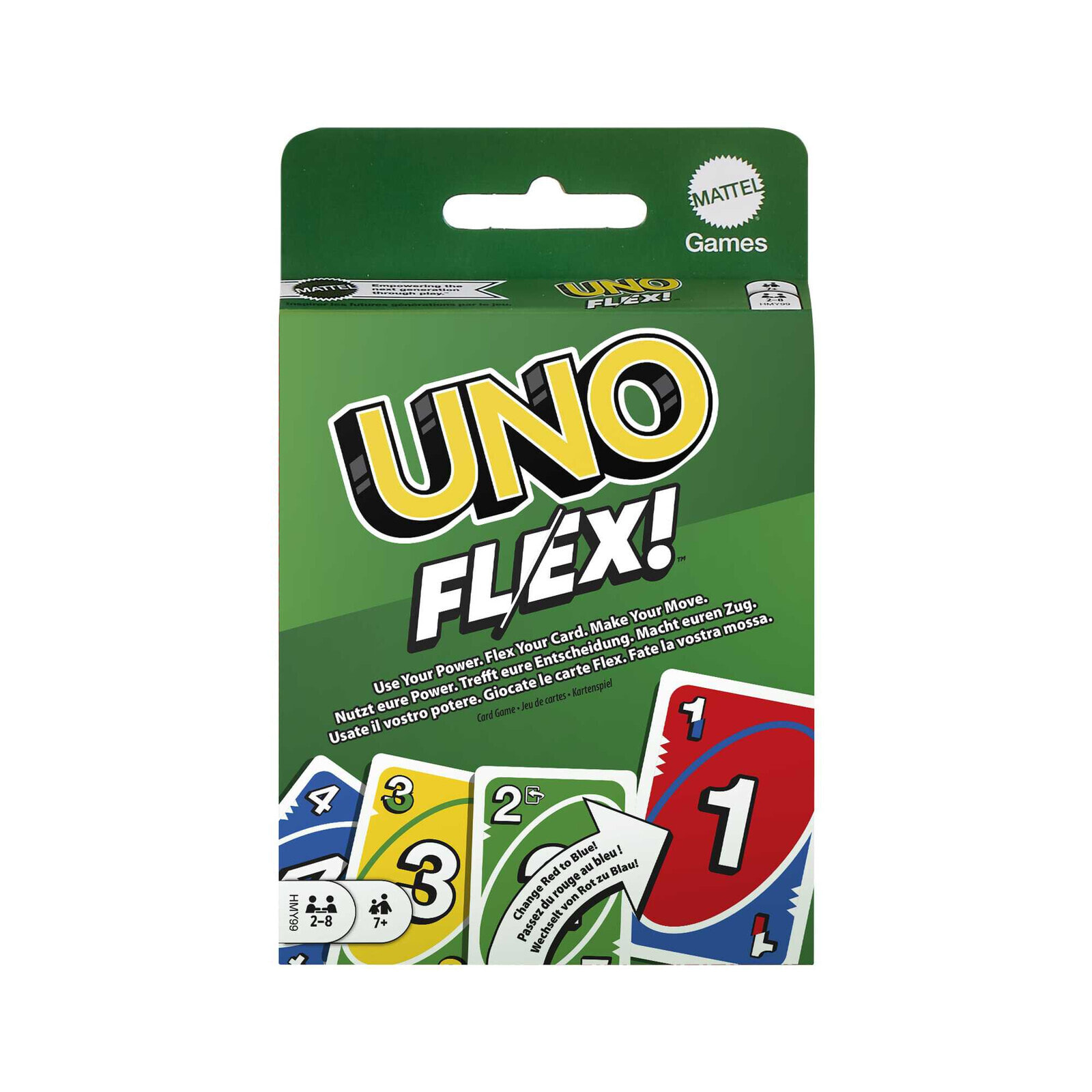 Games UNO Flex Карточная игра Shedding HMY99 — купить недорого с доставкой,  16336845