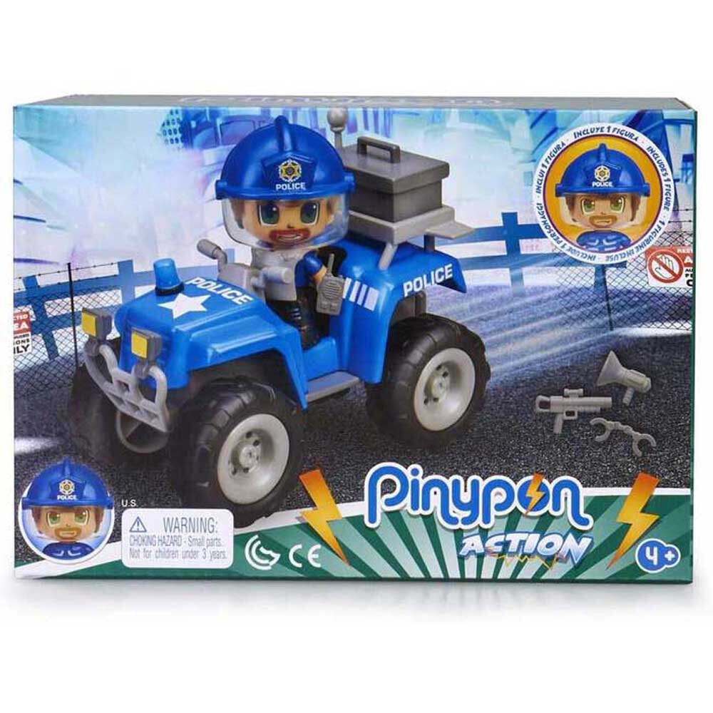 FAMOSA Pinypon Police Action With Quad Car