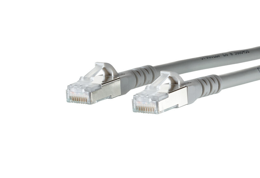 METZ CONNECT Cat.6A сетевой кабель 5 m Cat6a S/FTP (S-STP) Серый 1308455033-E