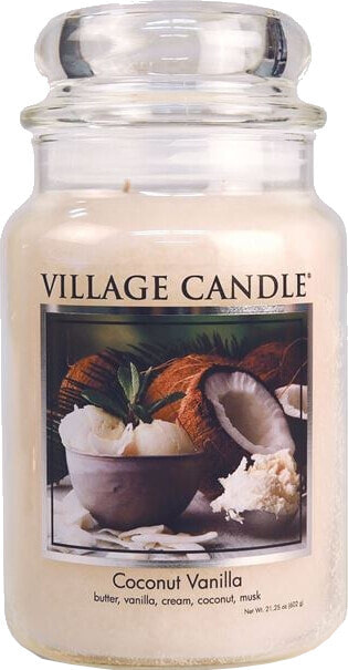 Scented candle in glass Coconut & Vanilla 602 g