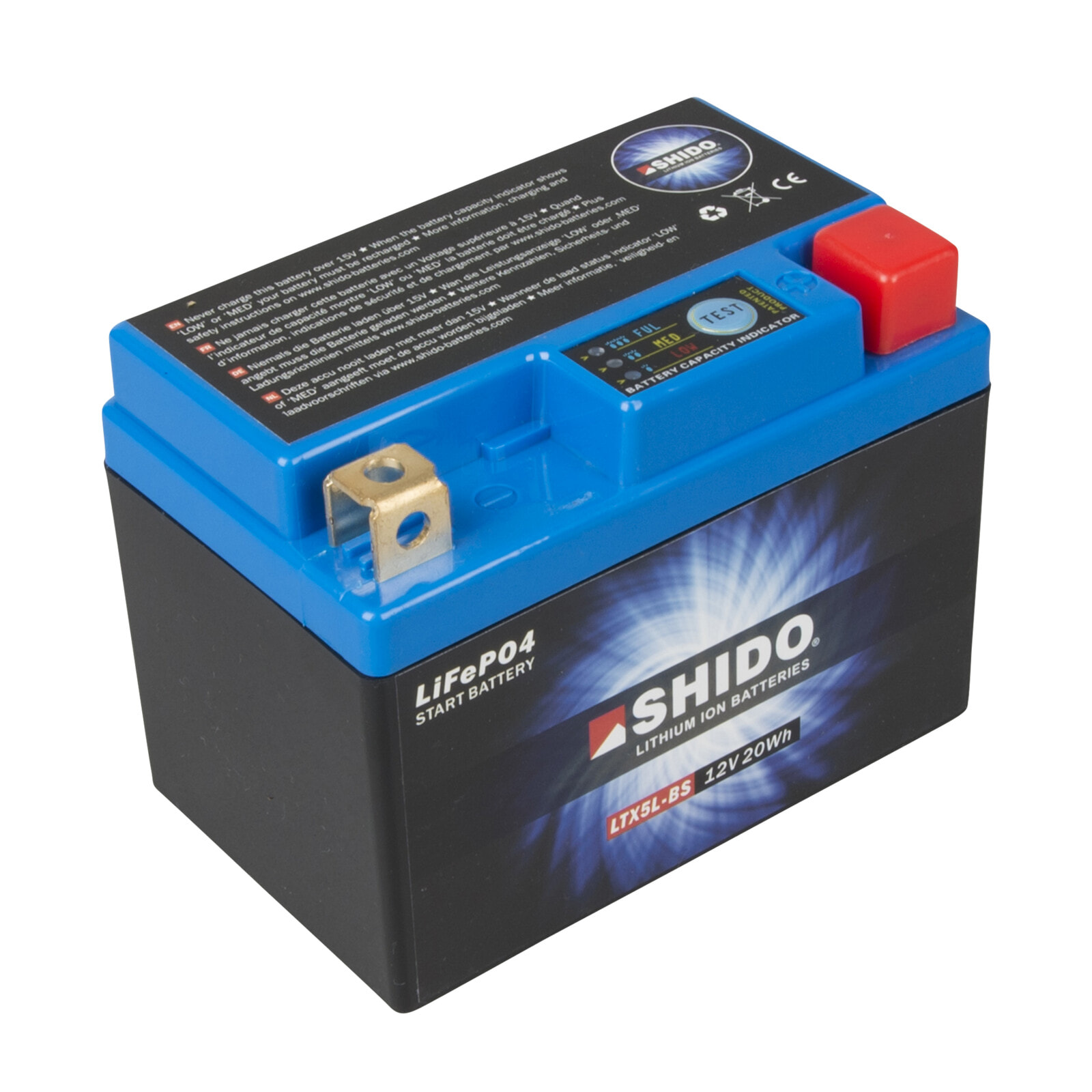 Batterie Shido Lithium