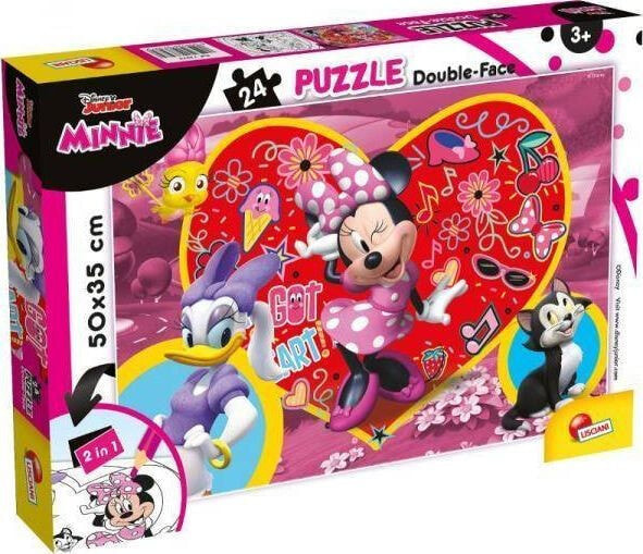 Lisciani Puzzle dwustronne 24el Myszka Minnie 73979