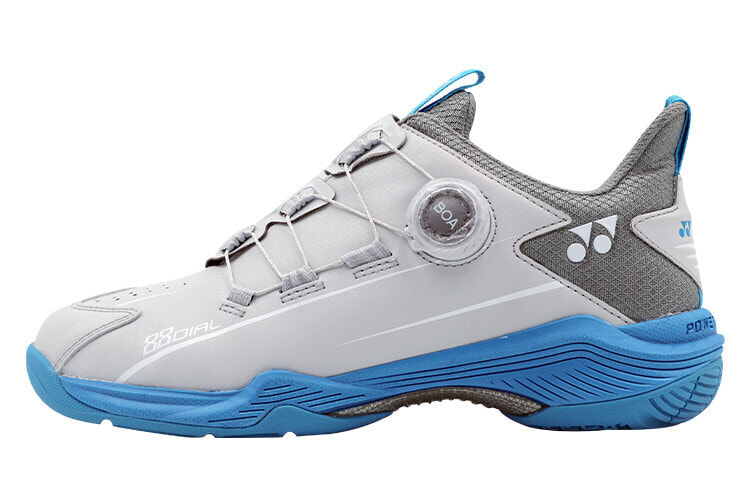 YONEX 88D 2 Badminton Shoes Unisex Low-Top Turquoise Gray