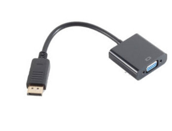 shiverpeaks BS14-05012 кабельный разъем/переходник VGA DisplayPort Черный
