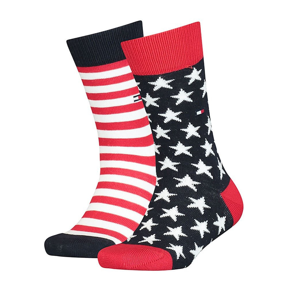 TOMMY HILFIGER KIDS Stars&Classic Stripes socks 2 Pairs