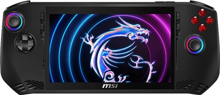 MSI Claw A1M-059 Handheld-Spielekonsole, Core Ultra 7 155H, 120Hz, 16GB RAM, 1TB SSD - schwarz