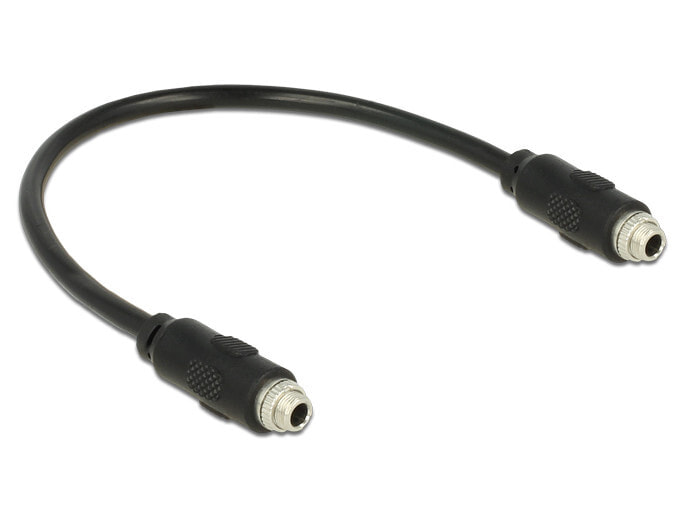 DeLOCK 0.25m, 2x3.5mm аудио кабель 0,25 m 3,5 мм Черный 85115