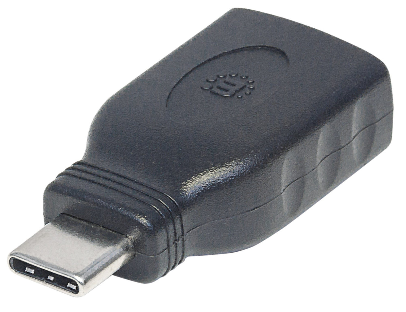 Manhattan 354646 кабельный разъем/переходник USB C USB A Черный