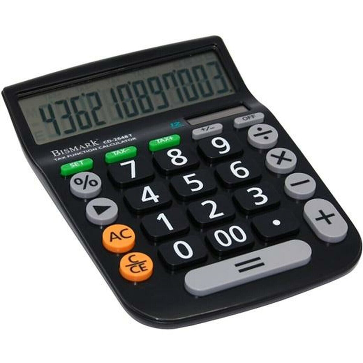 Calculator Bismark CD-2648T Black