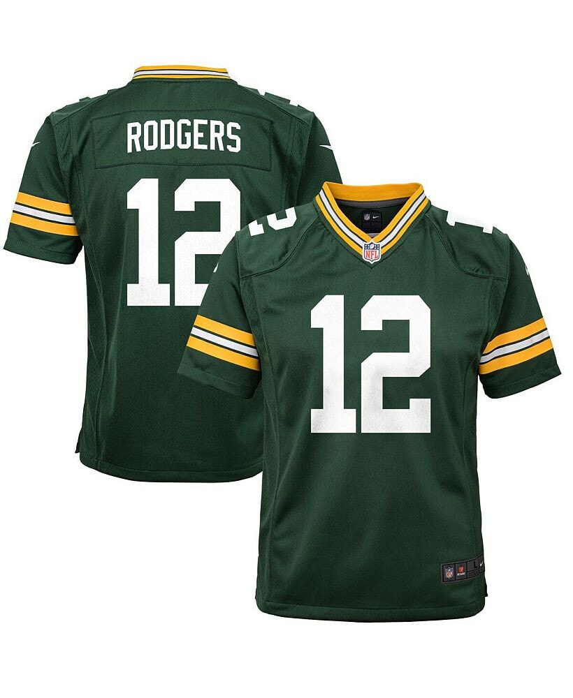 Kids Green Bay Packers Aaron Rodgers Jersey Big Boys 8 20 Nike