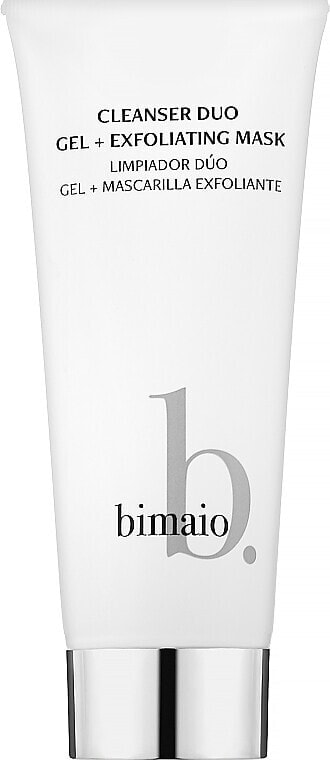 Reinigungsgel für das Gesicht - Bimaio Cleanser Duo Gel+Exfoliating Mask