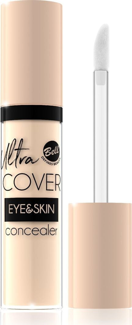 Корректор или консилер для лица Bell Ultra Cover Eye & Skin Korektor intensywnie kryjący w płynie 02 Light Sand 5g