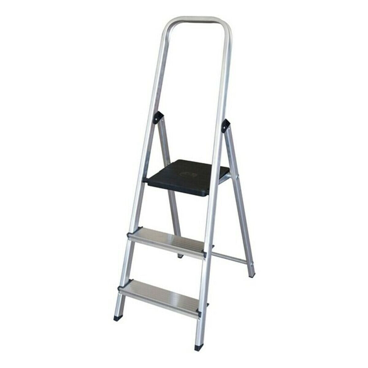 3-step folding ladder Aluminium