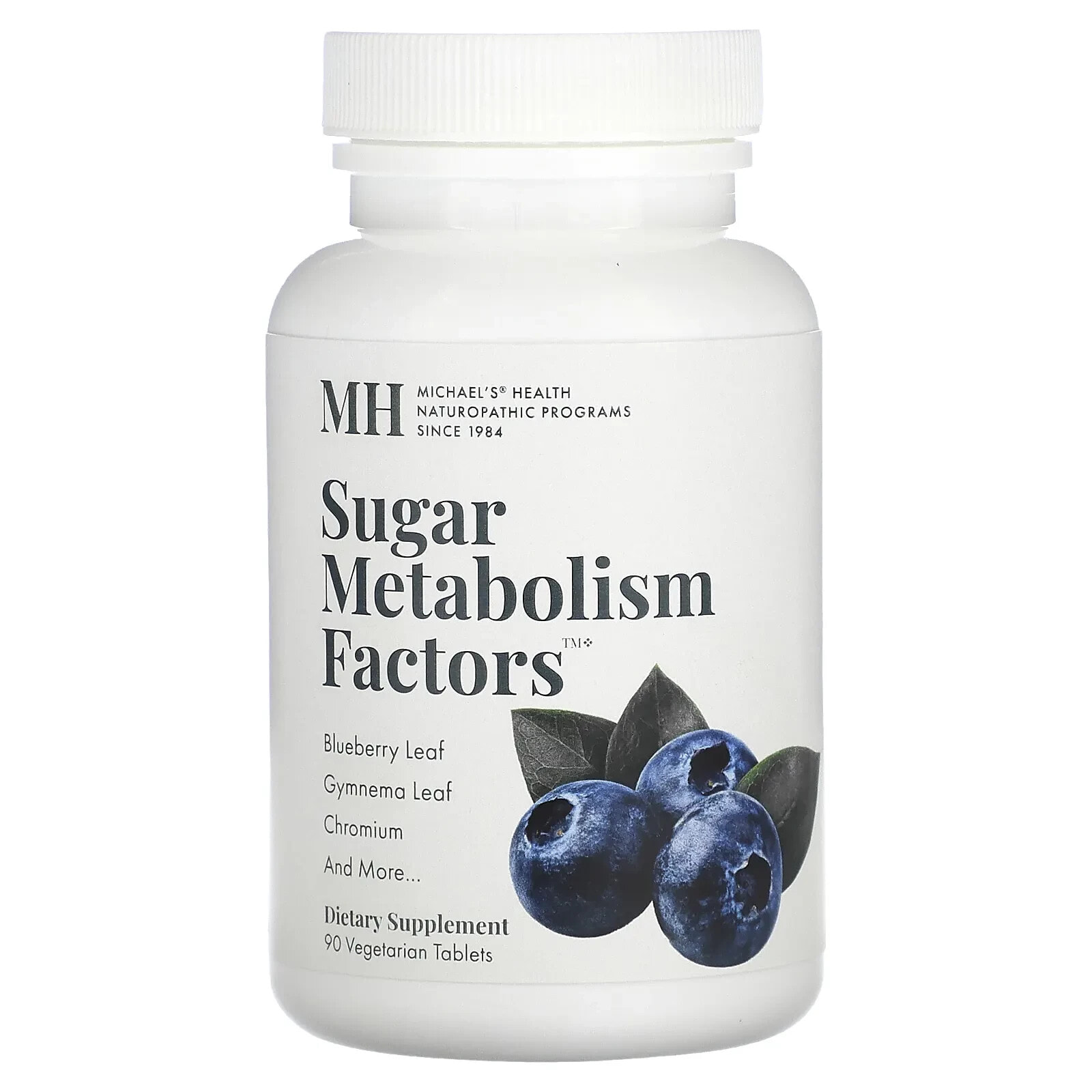 Sugar Metabolism Factors, 90 Vegetarian Tablets