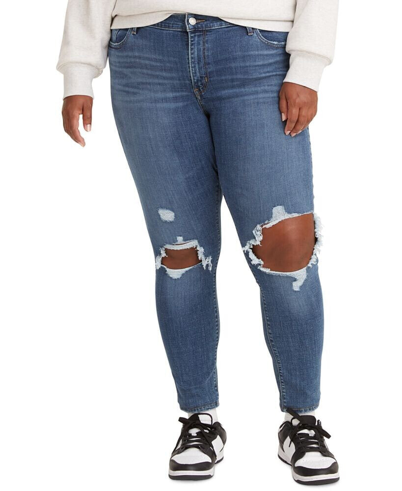 Levi's trendy Plus Size 711 Skinny Jeans