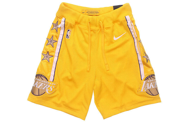 Nike NBA洛杉矶湖人队SW球迷版篮球短裤 男款 黄色 / Брюки Nike NBASW CD2625-728