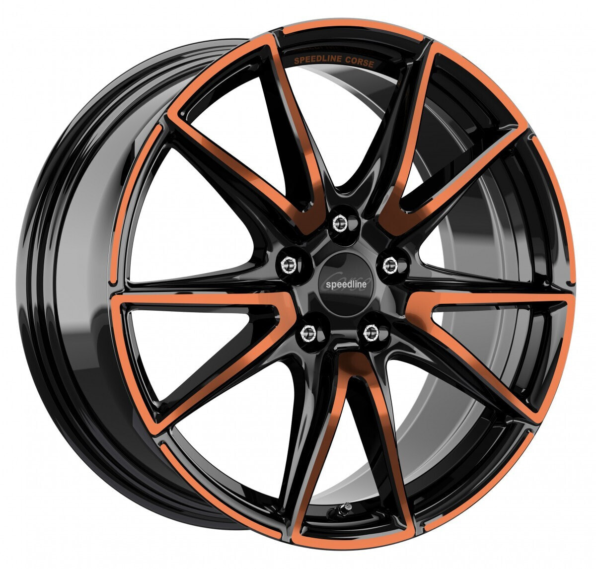 Колесный диск литой Speedline Corse SL6 Vettore jetblack-copper matt 8.5x19 ET42 - LK5/112 ML76