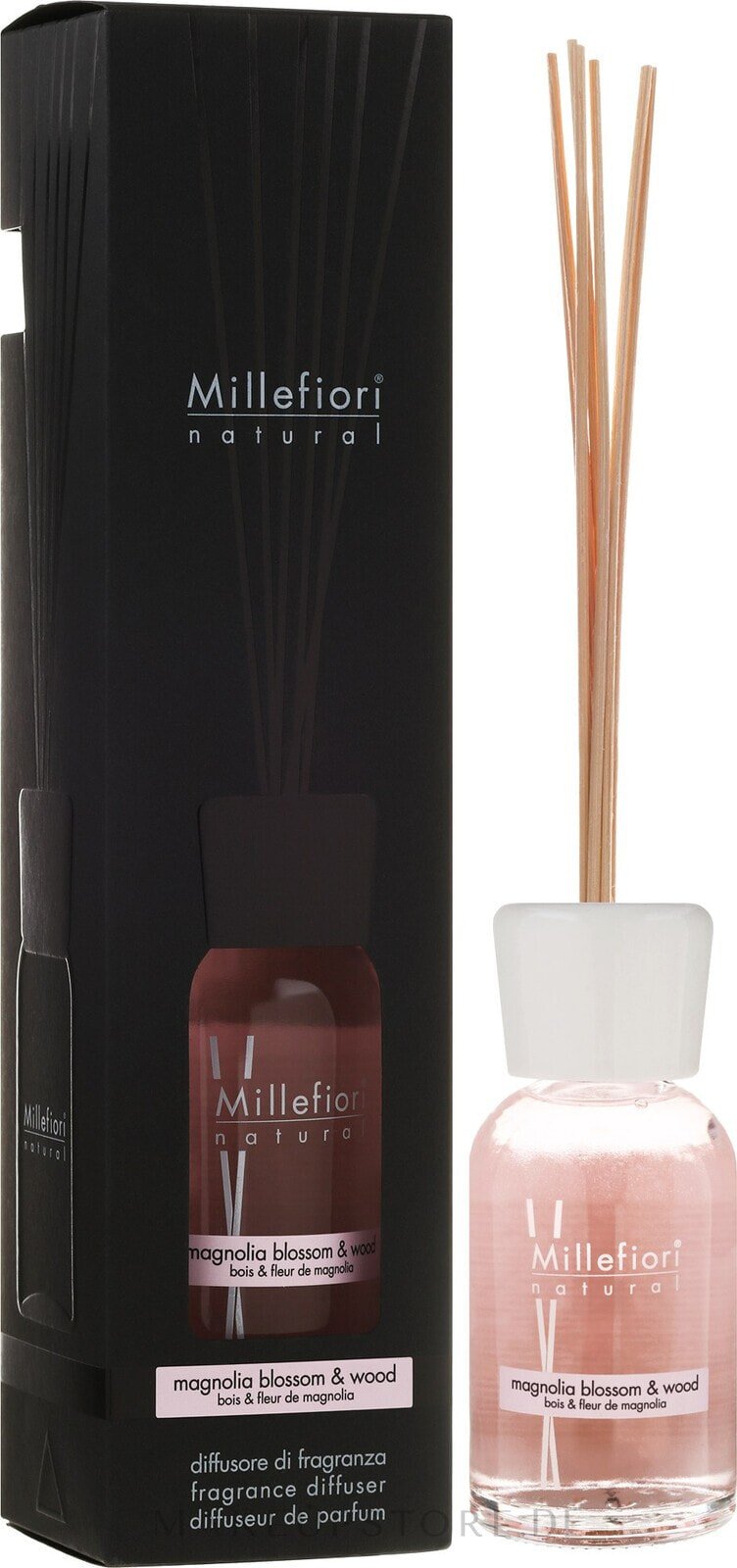 Raumerfrischer Magnolia Blossom & Wood - Millefiori Milano Natural Magnolia Blossom & Wood Reed Diffuser