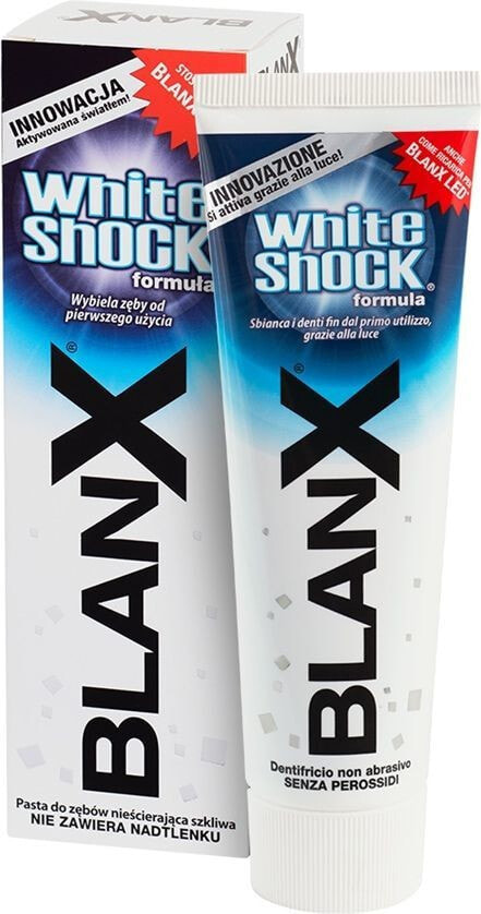 BlanX White Shock Отбеливающая отбеливающая зубная паста 75 мл