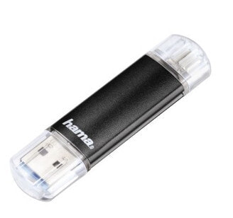 Hama Laeta Twin, 16GB USB флеш накопитель USB Type-A / Micro-USB 3.2 Gen 1 (3.1 Gen 1) Черный 00123998