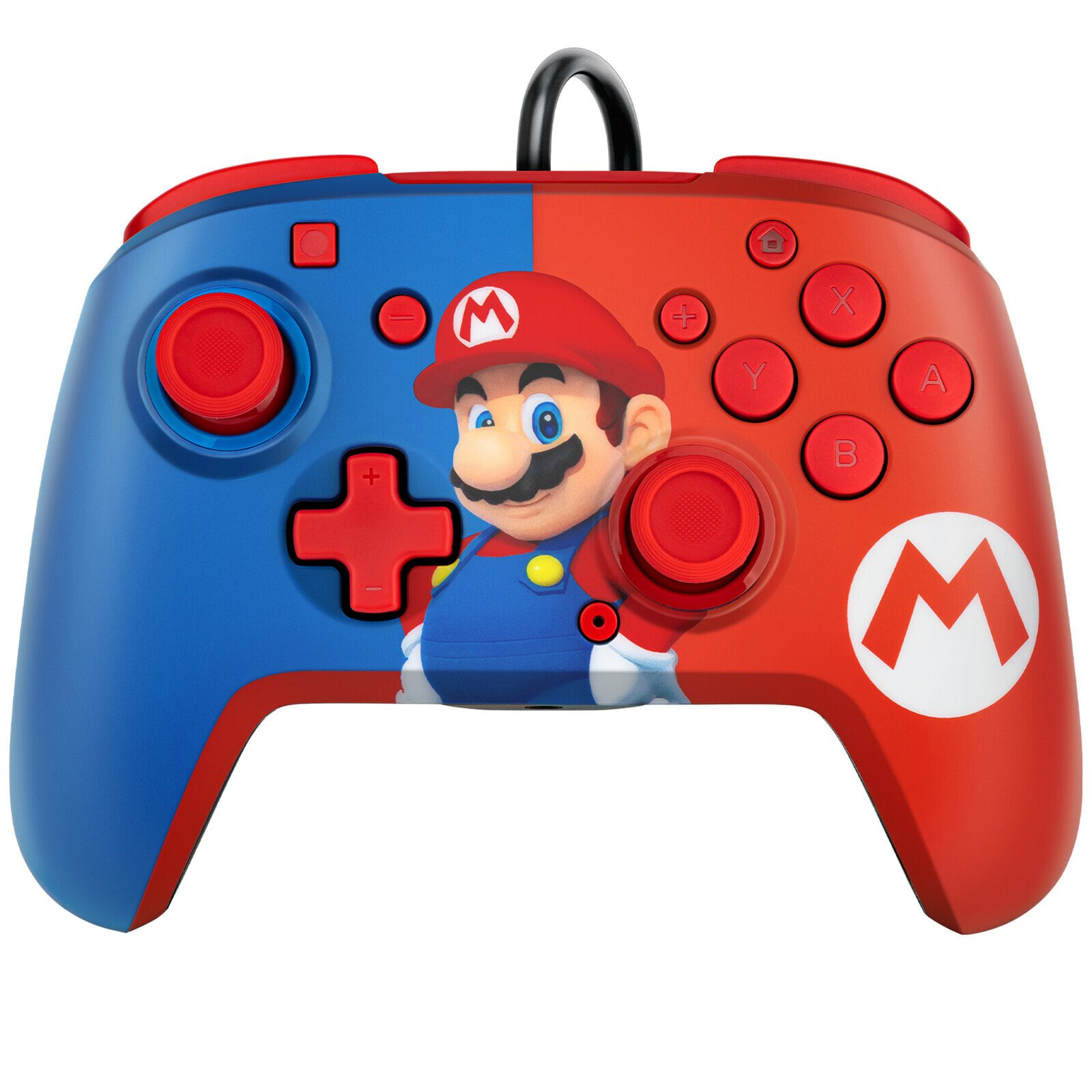 PDP Mario REMATCH - Gamepad - Nintendo Switch - Nintendo Switch OLED -  D-pad - Home button - Wired - USB - Blue - Red рули, джойстики, геймпады  купить недорого от 28 руб. в интернет-магазине BigSaleDay