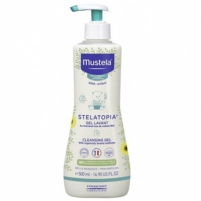 Children´s shower gel for extremely dry skin Stelatopia ( Clean sing Gel) 500 ml