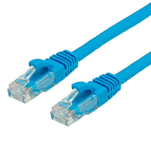 Value 21.99.1084 сетевой кабель 10 m Cat6 U/UTP (UTP) Синий