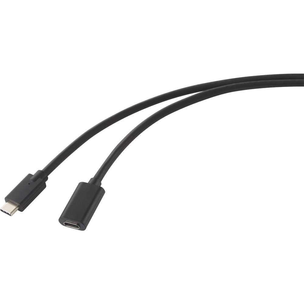 RF-4755220 - 1 m - USB C - USB C - USB 3.2 Gen 2 (3.1 Gen 2) - 20000 Mbit/s - Black