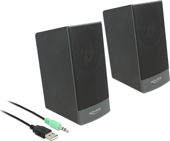 Głośniki komputerowe Delock Stereo 2.0 PC (27001)