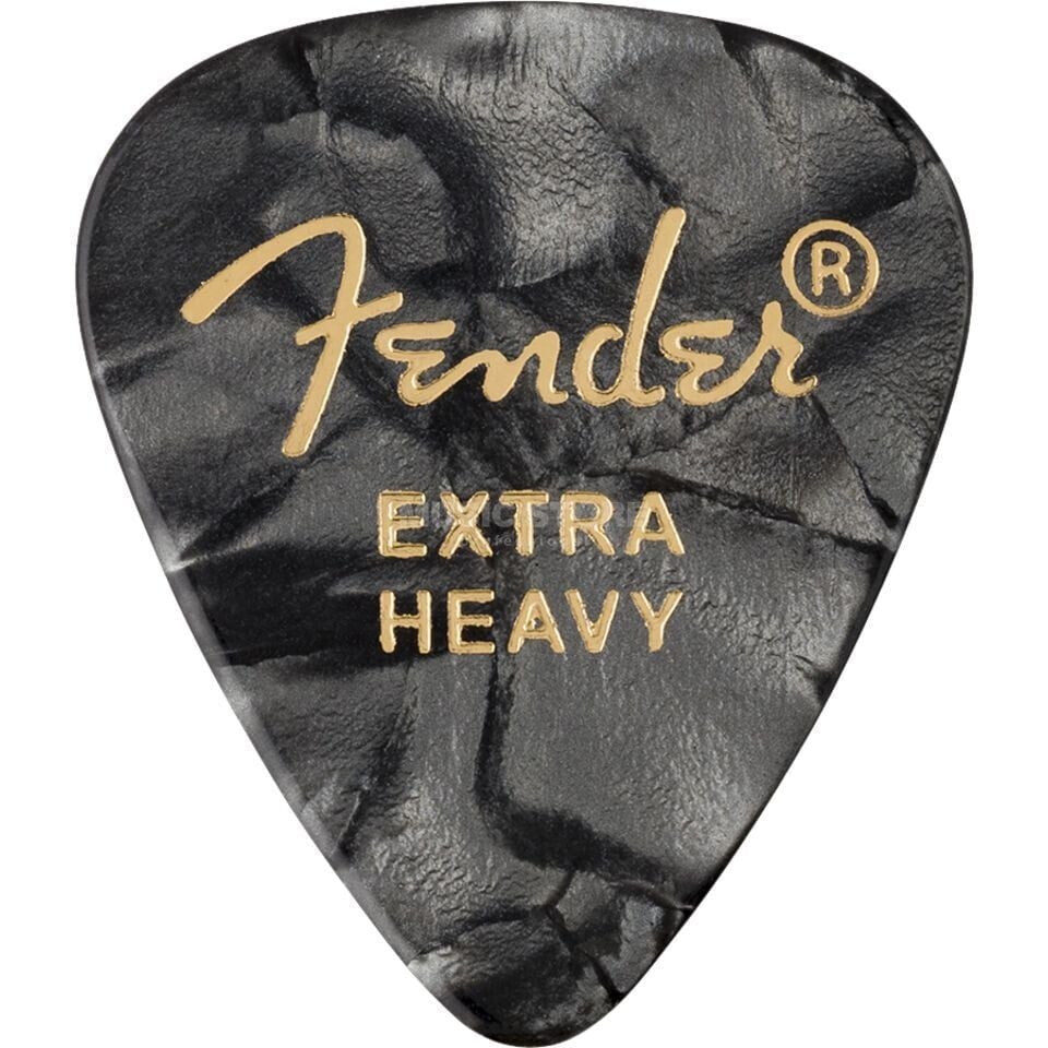 Fender Picks 351 Black Moto extra heavy