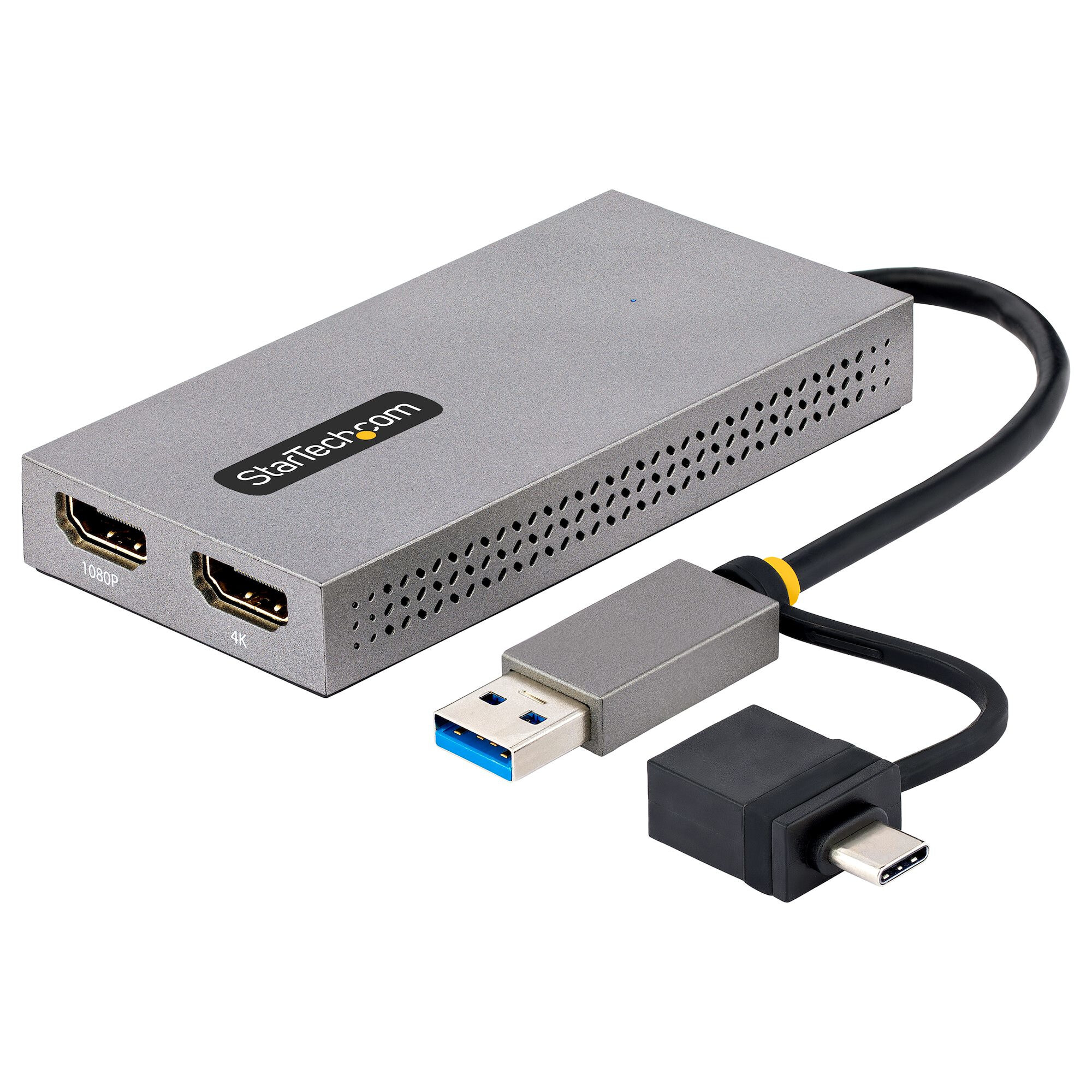 StarTech.com 107B-USB-HDMI USB графический адаптер 3840 x 2160 пикселей Серый