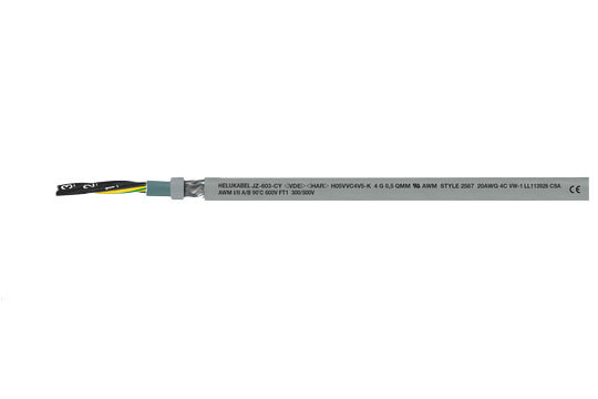 Helukabel 83721 - Low voltage cable - Grey - Polyvinyl chloride (PVC) - Polyvinyl chloride (PVC) - Cooper - 4G0,5
