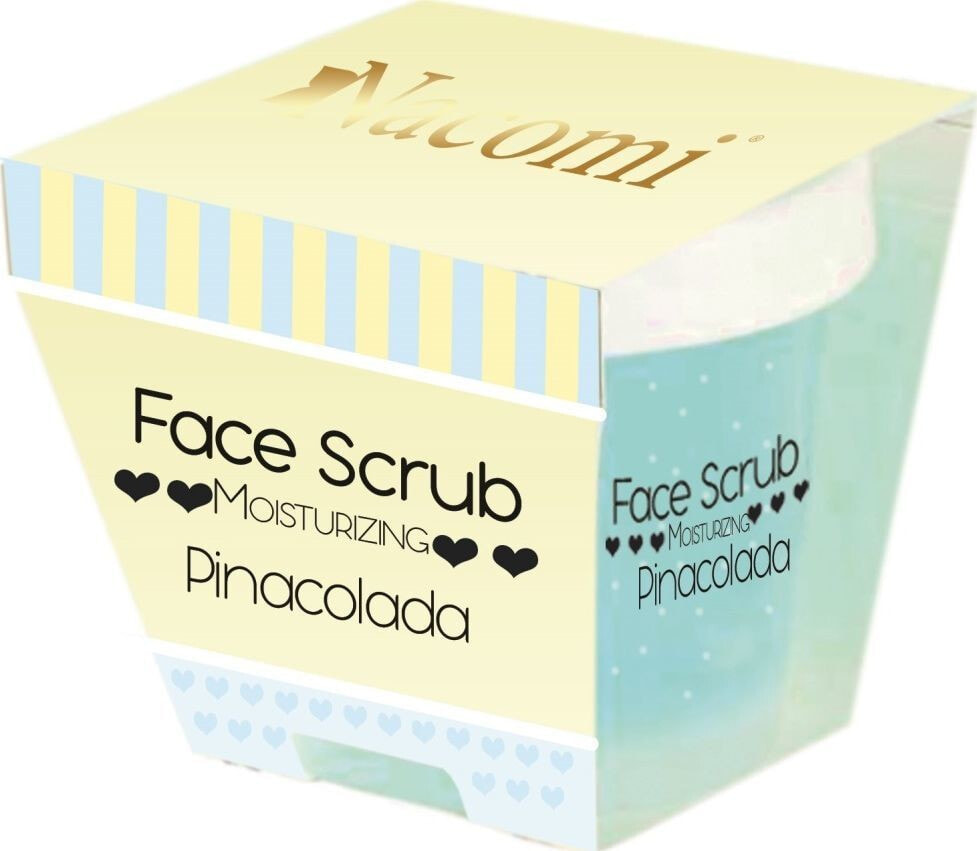 Nacomi Pinacolada Moisturizing Face Scrub Увлажняющий пилинг для ухода за кожей лица и губ 80 г