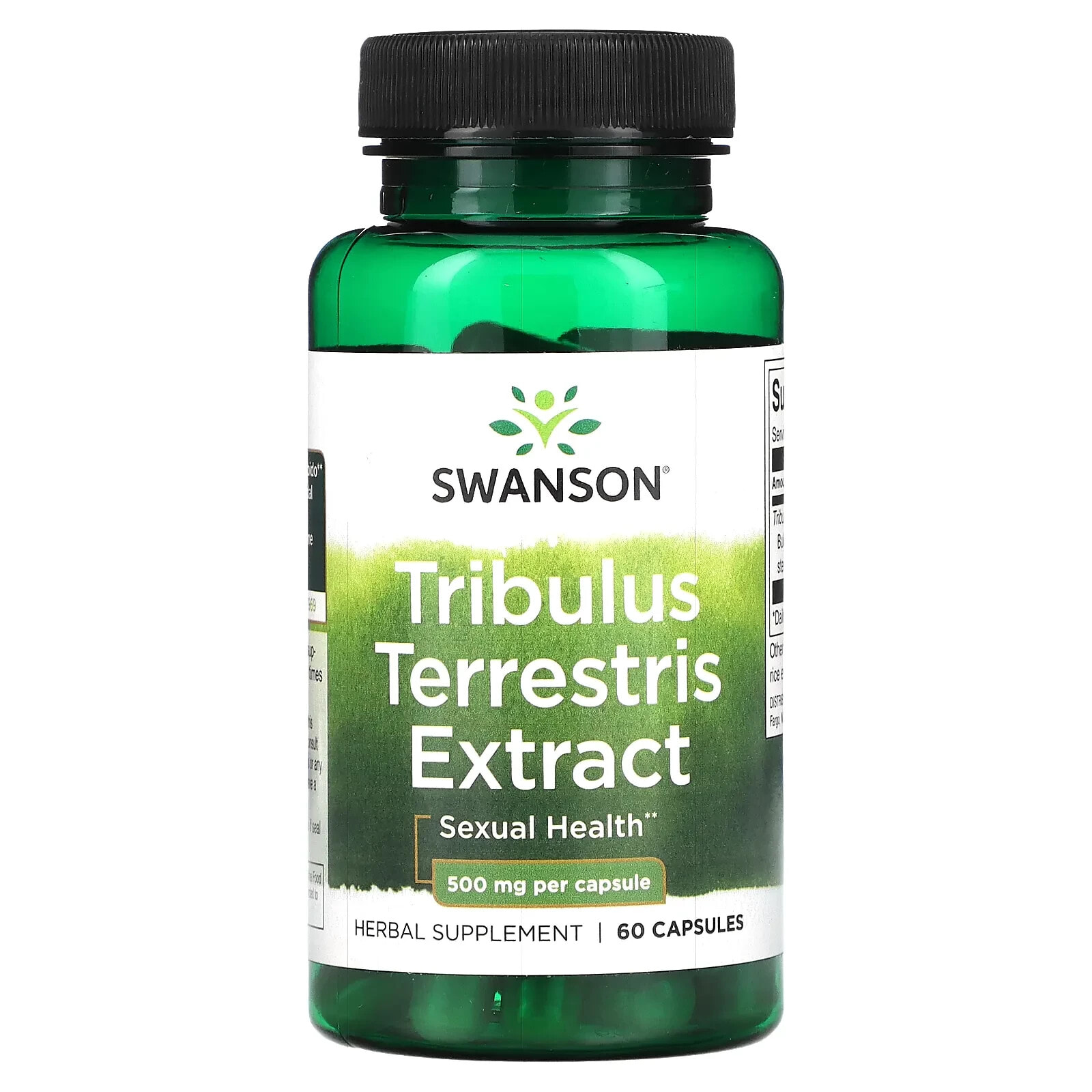 Swanson, Tribulus Terrestris Extract, 500 mg, 60 Capsules