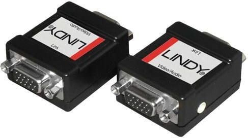 Lindy VGA / Audio In-line Adapter Черный 35500