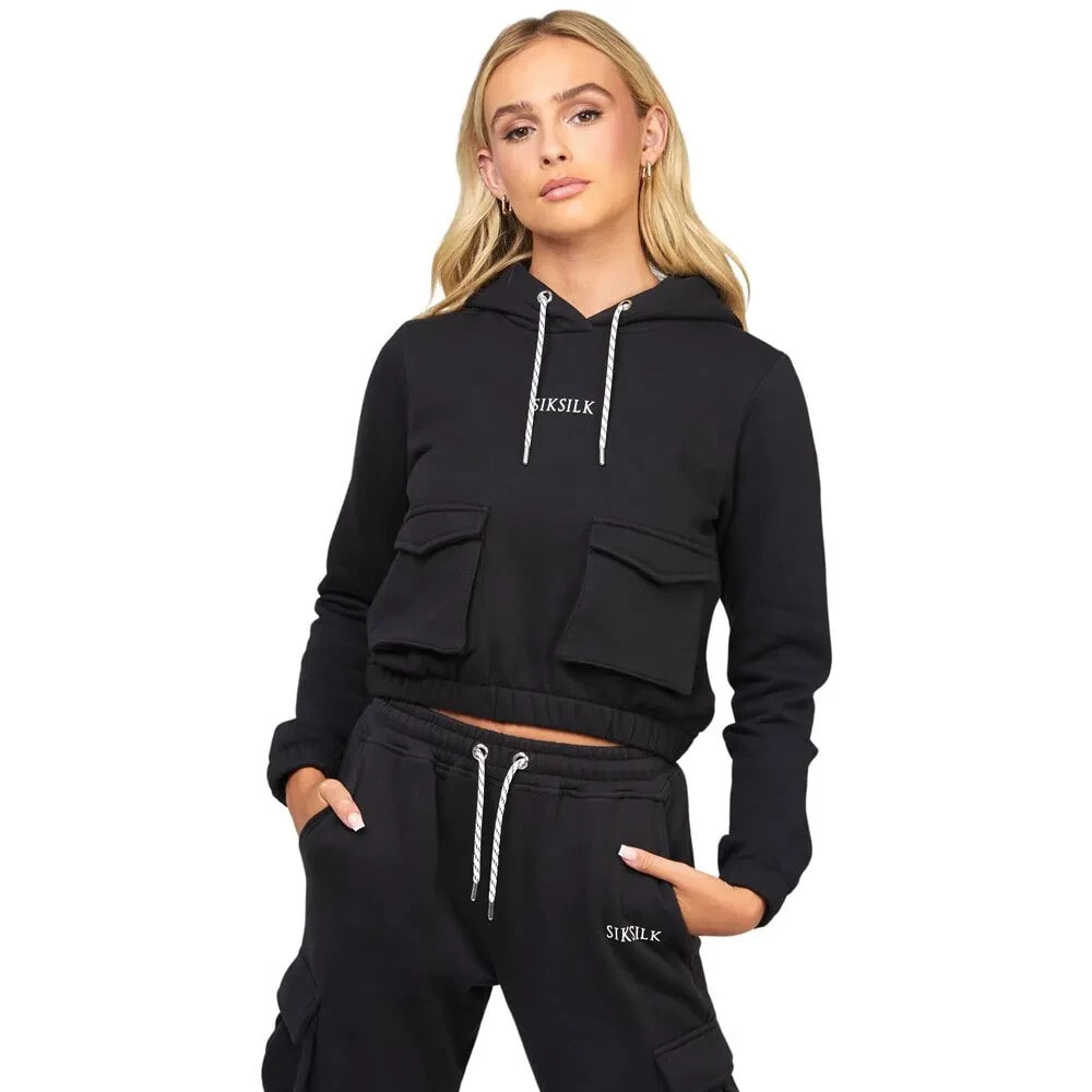 SIKSILK Cargo Pocket Hoodie