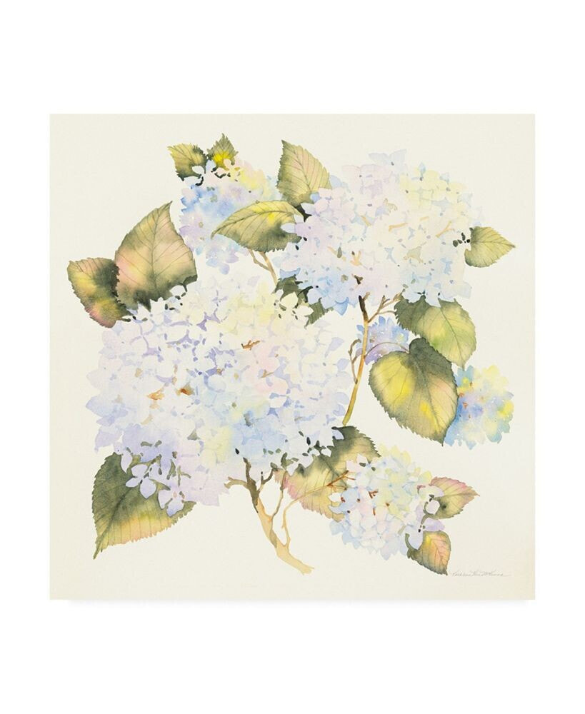 Trademark Global kathleen Parr Mckenna Hydrangeas in White Canvas Art - 15