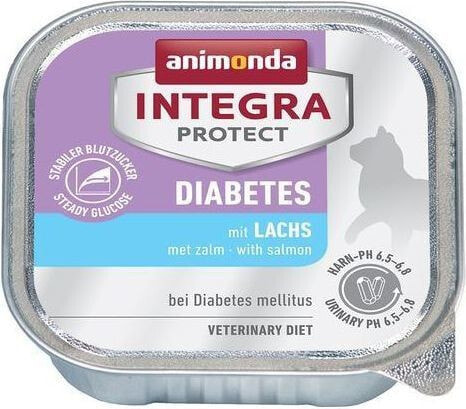 Влажный корм для кошек Animonda,PROTECT DIABETES, для диабетиков, паштет с курицей, 100  г