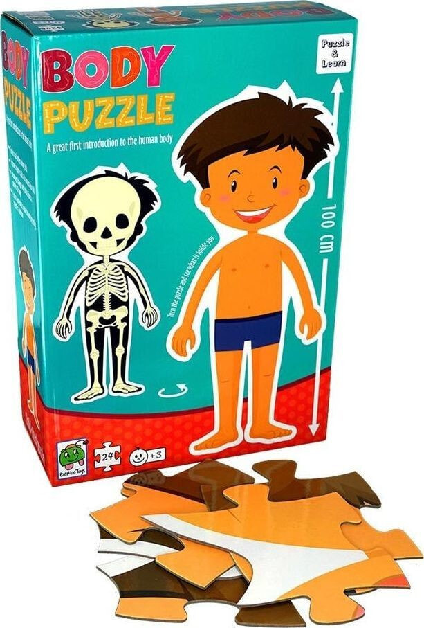 Barbo Toys Gigantyczne puzzle Moje ciało Chłopiec 26el