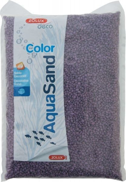 Грунт для аквариумов и террариумов Zolux Aquasand Color ametystowy fiolet 5kg