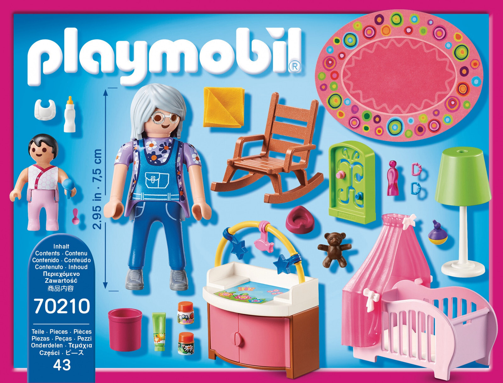 Набор с элементами конструктора Playmobil Dollhouse 70210 ,Детская