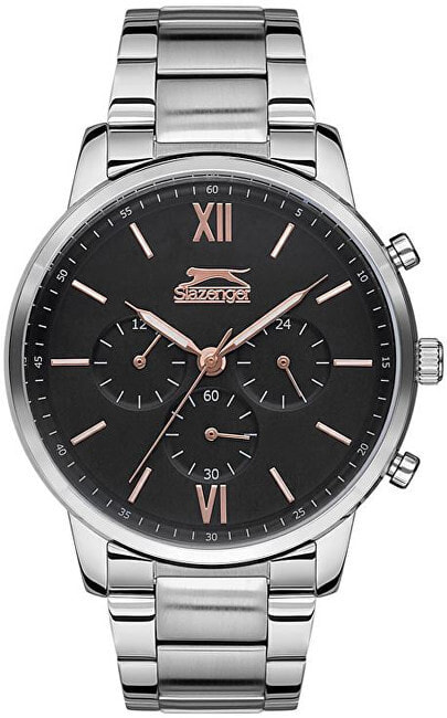Мужские наручные часы с серебряным браслетом Slazenger SL.09.6164.2.04