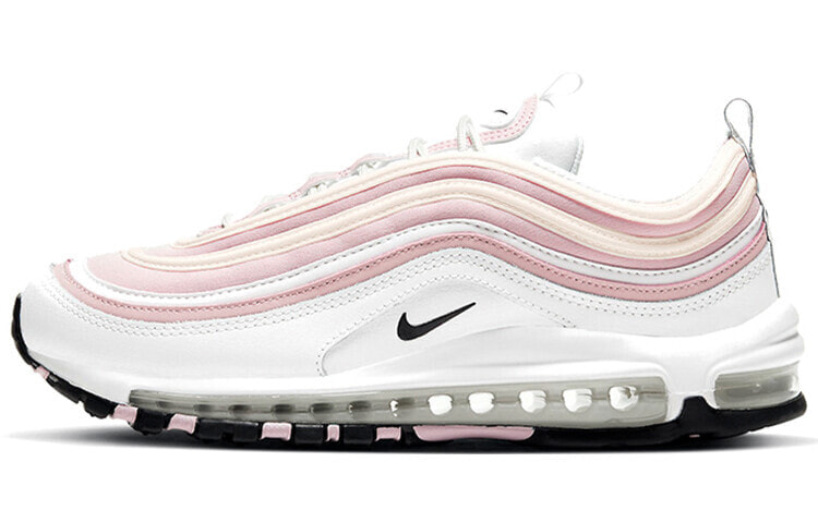 Nike Air Max 97 减震防滑 低帮 跑步鞋 女款 淡粉白 / Кроссовки Nike Air Max 97 DA9325-100